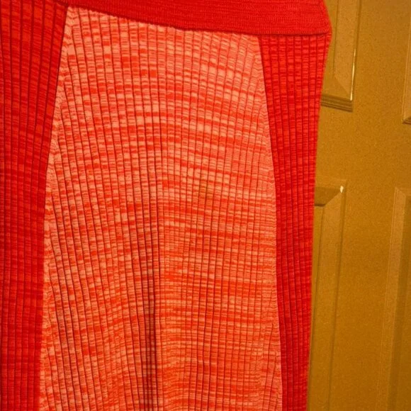 ME+EM Colourblock Knit Pleated Maxi Skirt | Wool Cashmere Blend | Size S - Picture 4 of 9